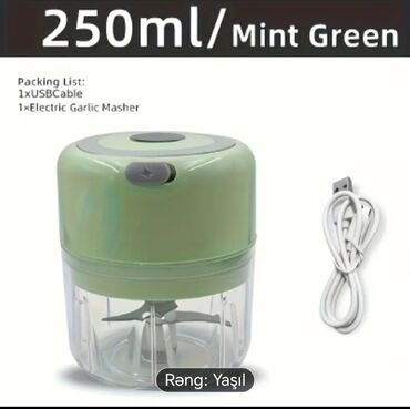 Blenderlər: **Məhsul adı:** RZSYZH 250 ml Avtomatik Doğrama Funksiyalı Elektrik — 11