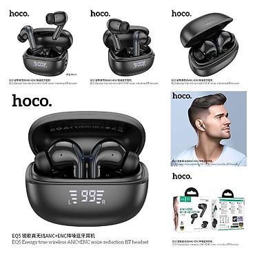 Аудиотехника: Беспроводные наушники Bluetooth Hoco EQ5 (TWS, с дисплеем, вакуумные — 6