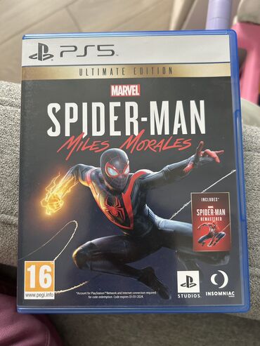приставка сони 3: Игра Spider-Man Miles Morales Ultimate Edition для пс 5 была пройдена