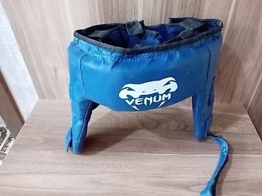boks kisəsi type 0: Venum boks/kikboks baş qoruyucusu – mavi rəng. - Üz və çənə zonasını — 4