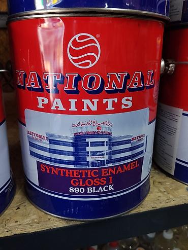 авто краска: Эмаль National Paints Synthetic Enamel Gloss I, цвет 890 Black (чёрный — 1