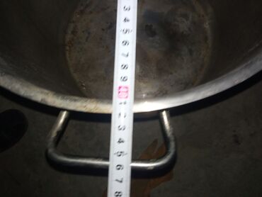 Tava-qazan dəstləri: Qazan, rəng - Gümüşü, Paslanmayan polad, Türkiyə — 35