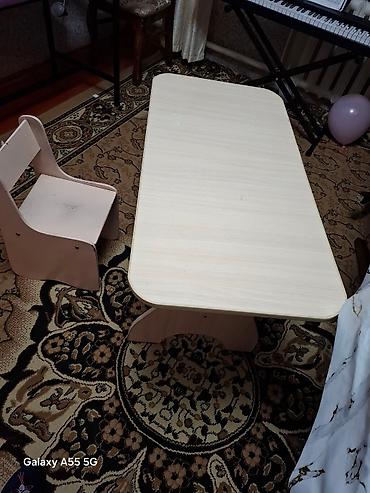 Детские столы: Стол парта для ребенка со стульчиком детский для выполнения домашнего — 8