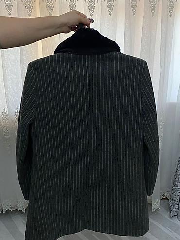 drap palto kisi ucun: Palto, M, rəng - Boz — 2