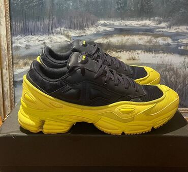 Кроссовки и спортивная обувь: Adidas x RAF Simons Ozweego 2 “Bright Yellow Night Navy” В