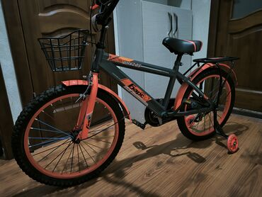 велики для детей: Детский велосипед «Барс» BMX2.0S серого цвета с оранжевыми элементами