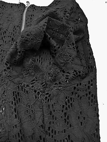 Majice kratkih rukava: RALPH LAUREN Crna Čipkana Bluza/Majica - L (Original). Prekrasna — 8