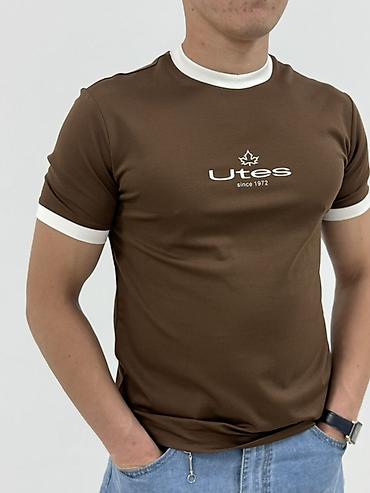 tech flecce: Мужская футболка Utes (логотип с кленовым листом, надпись “since — 4