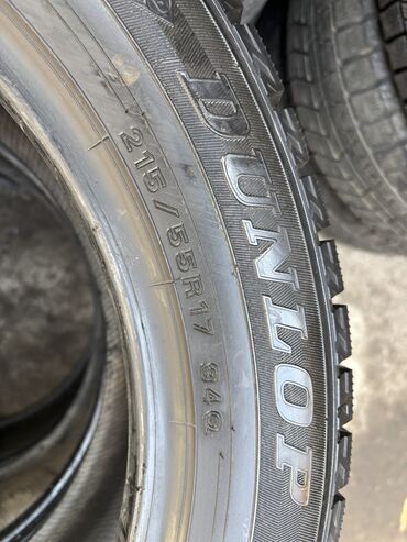 Шины: Шины 215 / 55 / R 17, Зима, Б/у, Комплект, Легковые, Япония, Dunlop — 7