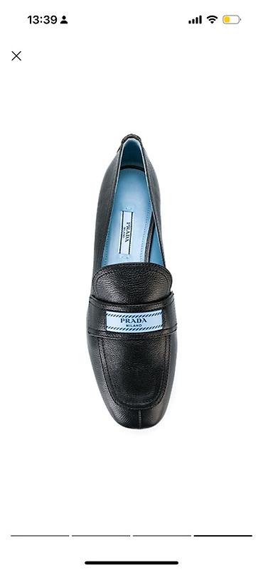 ayaqqabı мокасини: Prada “Milano” qadın loferi. Olchu 39. 800 dollara alinib. Qutusu — 1