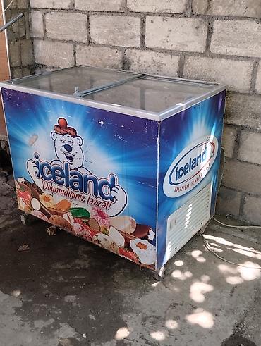 Soyuducu vitrinləri: “Iceland” markalı dondurma vitrin dondurucusu - Şüşə sürgülü üst — 1