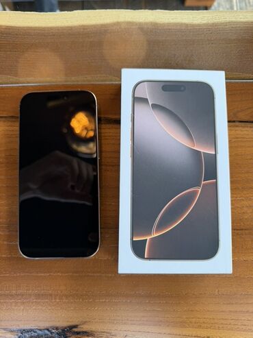 телефоны айфон: IPhone 16 Pro, 256 ГБ, White Titanium, Куту, 98 %