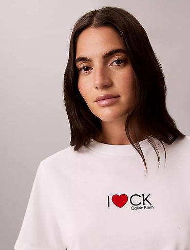 geyım: Futbolka, Calvin Klein, M, rəng - Ağ — 3