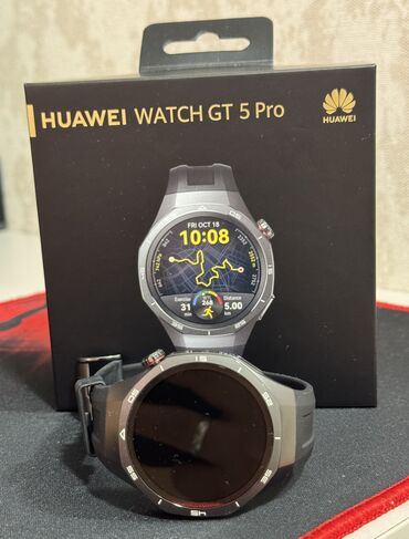 паравой бу: Huawei Watch GT 5 PRO, титановые, комплект полный, в идеальном