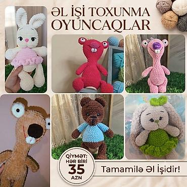 yumuşaq: Məhsul: Əl işi toxunma oyuncaqlar - Tamamilə əl ilə toxunmuş, yumşaq — 2