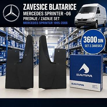 ZAVESICE BLATARICE MERCEDES SPRINTER -.06 PREDNJE/ZADNJE SET |