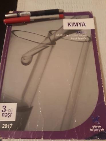 dərs kitabları: " Kimya" ders vesaitleri. Есть еще разные учебники,тесты по всем — 3