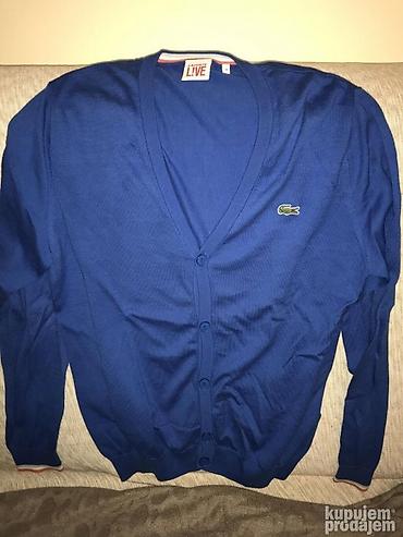 premiate plave: Original Lacoste dzemper na dugmad L SALJEM DODATNE SLIKE ! ! NOV — 1