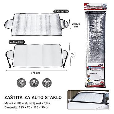 KMT auto snežni štitnik 2002556 Zaštitna navlaka za vetrobransko