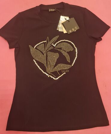 svilena spavacica i ogrtac: Liu Jo, S (EU 36), Cotton, color - Black