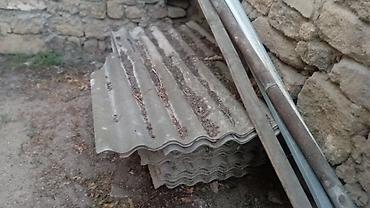 Şifer dam örtüyü lövhələri - Material: Dalğalı şifer lövhələri -