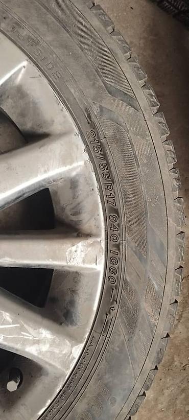 yamaha vx: Колеса в сборе 215 / 55 / R 17, Зима, Б/у, Комплект, Легковые, Литые, отверстий - 5 — 2