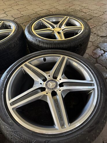 запчасти w140: Колеса в сборе 265 / 35 / R 18, Лето, Б/у, Комплект, Легковые, Литые, отверстий - 4