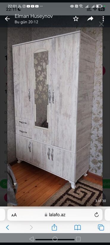 Dolablar: Yeni, Açılan, 1 qapı Düz dolab, Dolab-asılqan — 17