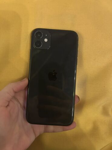 iphone ekran qiymeti: IPhone 11, 64 GB, Qara, Barmaq izi, Face ID