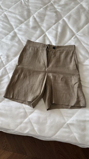 BMW: Шорты, Massimo Dutti, XS (EU 34), цвет - Коричневый