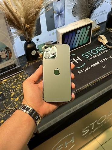 iphone 13 pro max bakida qiymeti: IPhone 13 Pro Max, 256 GB, Alpine Green, Face ID — 1