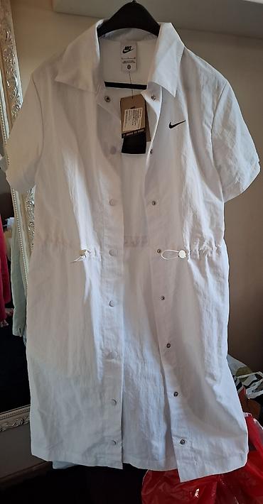 nike kacket beli: Nike ženska košulja/haljina sa kratkim rukavima, bela. - Original — 1