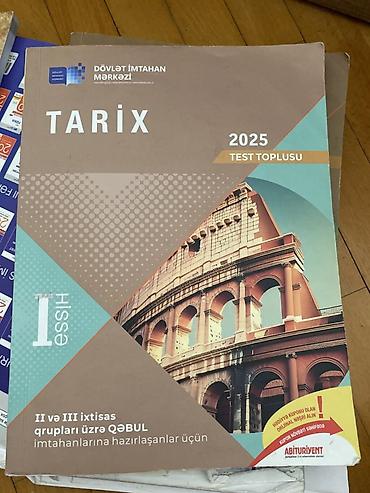 Testlər: Tarix 2025 – Test Toplusu”, Dövlət İmtahan Mərkəzi nəşri - Hissə I və — 4