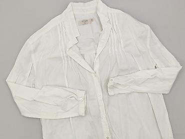 pull&bear longsleeve: Cream, Koszula damska, rozmiar M — 1