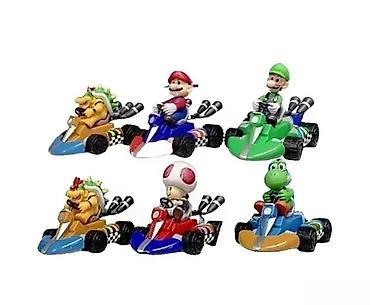 kapiti: Super Mario karting figurice sa vozilima 🏎️⭐ Omiljeni junaci iz Super — 1