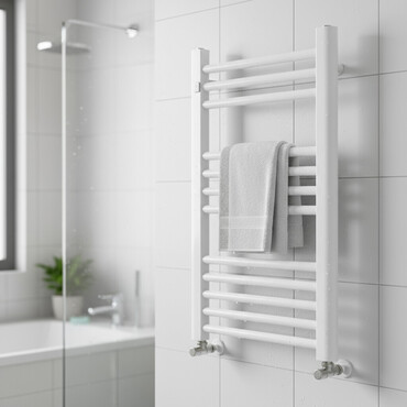 ванна купить: Ağ rəngli, düzbucaqlı formada, dəsmal qurudan radiator hamam otaqları