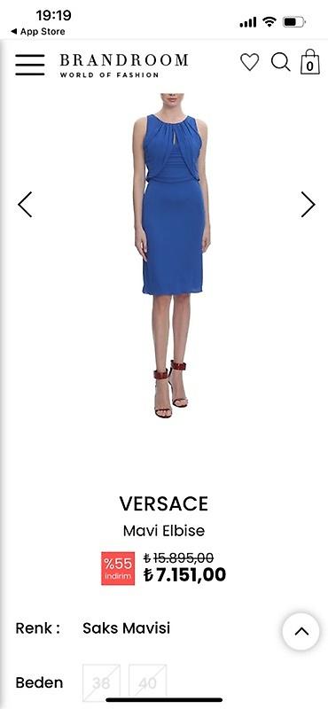 versace kofta: Ziyafət donu, Midi, Versace, M — 2