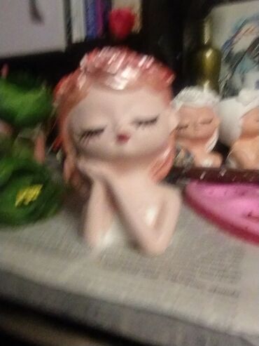 Fiqurlar: Fiqur, Gips, rəng - Ağ — 9