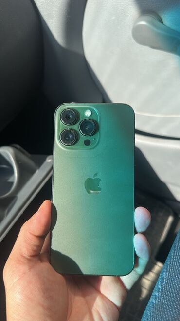 куплю айфон 13 про макс: IPhone 13 Pro, Колдонулган, 128 ГБ, Alpine Green