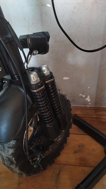 samakat tekeri: Elektrikli skuter – güclü off‑road model - Rəng: qara, iri — 1