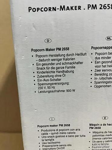 Ostali kuhinjski aparati: Aparat za kokice Clatronic PM 2658 - Električni aparat za brzu — 8