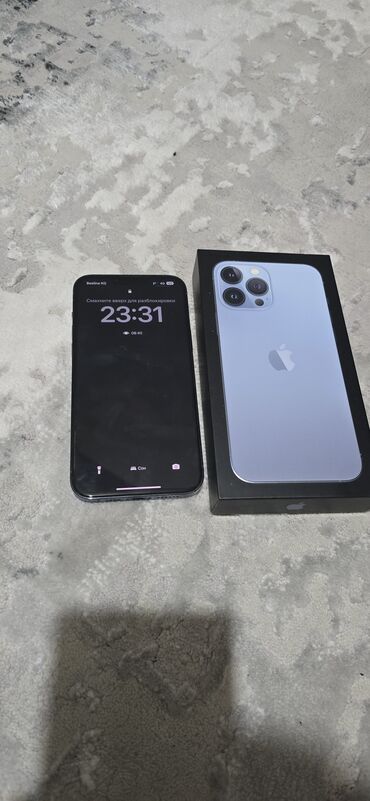 Apple iPhone: IPhone 13 Pro Max, Б/у, 256 ГБ, Sierra Blue, Коробка, 80 % — 4