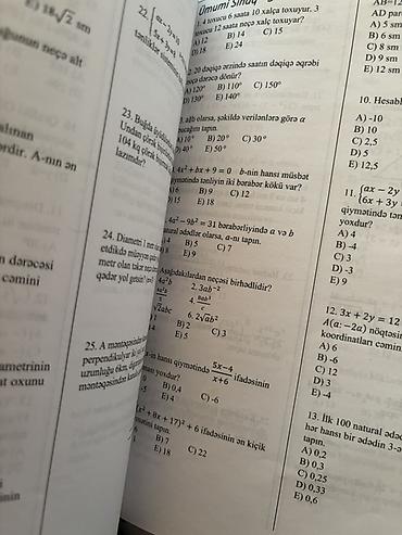 Kitablar və jurnallar: Məhsul: “Riyaziyyat – IX sinif. Buraxılış imtahanına hazırlaşanlar — 2