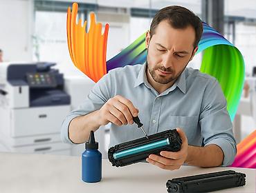 epson a3 printer: 🖨️ KARTRİC DOLUMU – SÜRƏTLİ VƏ SƏRFƏLİ 🖨️ Printerinizin boyası bitib? — 1