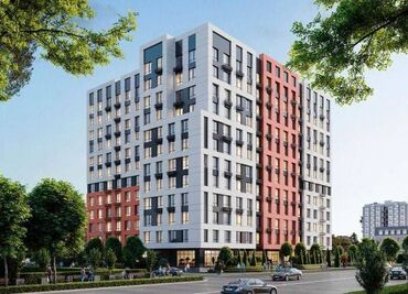 1 ком квартира ош: 2 комнаты, 48 м², Элитка, 10 этаж, ПСО (под самоотделку)