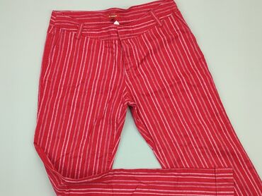 bluzki czerwone eleganckie: Material trousers, XL (EU 42), condition - Very good