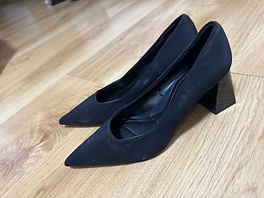 женские басаножки: Туфли, 40, Zara, Новый, цвет - Черный — 1