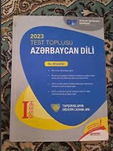 Testlər: Azərbaycan dili Testlər 11-ci sinif, DİM, 1-ci hissə, 2023 il — 1