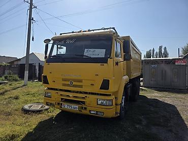 оператор эксковатора: Самосвал КАМАЗ, жёлтый, колесная формула 6x4. Основные характеристики — 2