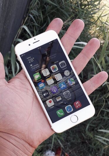 ayfon x satiram: IPhone 6s, 32 GB, Rose Gold, Barmaq izi